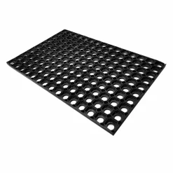 Fußmatte »Quadro light«, Höhe: 1,2 cm, Rutschfest, Gummi