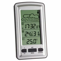 Funk-Wetterstation, Breite: 8,1 cm, Temperaturbereich: -40 bis 65 °C