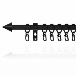 Gardinenstange, Länge: 6 cm, 1-läufig, Metall