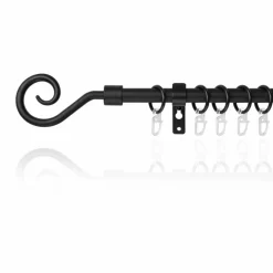 Gardinenstange, Länge: 7 cm, 1-läufig, Metall
