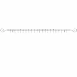Gardinenstange, Länge: 7 cm, 1-läufig, Metall