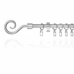 Gardinenstange, Länge: 7 cm, 1-läufig, Metall