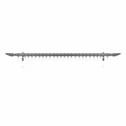 Gardinenstange, Länge: 10 cm, 1-läufig, Metall