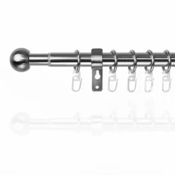 Gardinenstange, Länge: 4 cm, 1-läufig, Metall