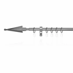 Gardinenstange, Länge: 8 cm, 1-läufig, Metall