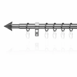 Gardinenstange, Länge: 10 cm, 1-läufig, Metall