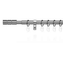 Gardinenstange, Länge: 10 cm, 1-läufig, Metall