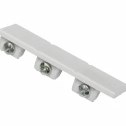 Gardinenstangen-Endstück, Länge: 55 mm, 3-läufig, Kunststoff