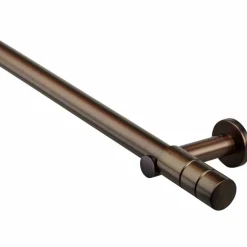 Gardinenstangen-Set »Zylinder«, Länge 1900 mm, Ø 25 mm, Metall