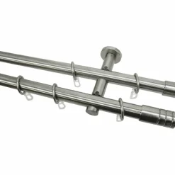 Gardinenstangen-Set »Zylinder«, Länge 2000 mm, Ø 20 mm, Metall