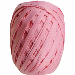 Geschenkband, Raffia, Länge: 3000 cm, rosa