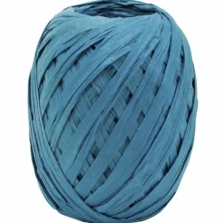 Geschenkband, Raffia, Länge: 3000 cm, türkis