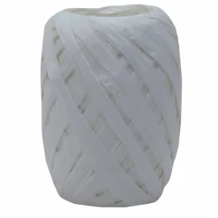 Geschenkband, Raffia, Länge: 3000 cm, weiß