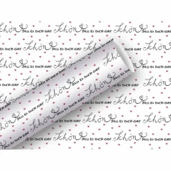 Geschenkpapier Geschenkpapierrolle Schön, 2 m x 70 cm