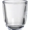 Glashalter, transparent, 6 Stück