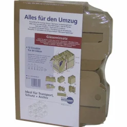 Gläsereinsatz, BxHxL: 31,5 x 0,5 x 42 cm, Pappe