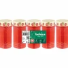 Grablicht Dauerbrenner Nr. 3 m.Deckel 5er Pk Rot