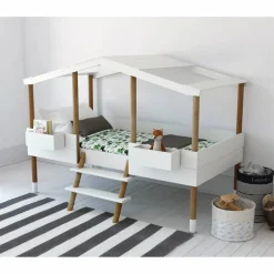 Hochbett, BxL: 207 x 1520 cm, Mitteldichte Faserplatte (MDF) / Holz