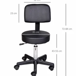 Hocker, BxH: 35 x 84 cm, Kunstleder