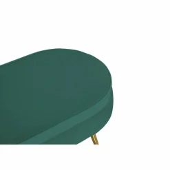 Hocker, Höhe: 40 cm, grün/goldfarben