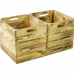 Holzkiste, BxLxH:32 x 38 x 32,5 cm, geeignet für: Kallax und Expeditregale