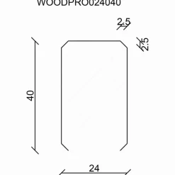 Holzleiste »WoodPro«, Fichte, natur, unbehandelt