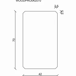 Holzleiste »WoodPro«, Fichte, natur, unbehandelt