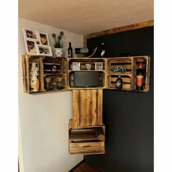 Holzregal »Traute«, BxLxH: 16 x 40 x 50 cm, Anzahl Fächer: 3
