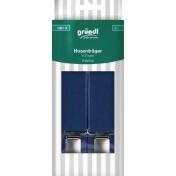 Hosenträger, marine, Polyester/Elastodien/Stahl