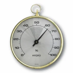 Hygrometer, Breite: 10,2 cm, Kunststoff|Messing