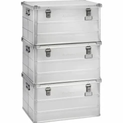 Industriebox »Vancouver«, BxHxL: 78,8 x 58,5 x 60 cm, silberfarben