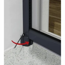 Insektenschutz Rollo Fenster, BxL: 160 x 160 cm, In Breite und Höhe kürzbar