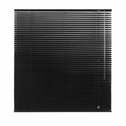Jalousie, schwarz, Lamellenbreite: 25 mm