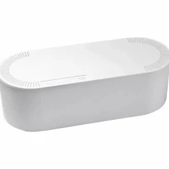 Kabelbox, groß, Weiß, oval, 415 x 165 x 135 mm