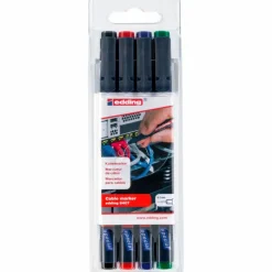 Kabelmarker-Set »8407«, 4 Stück, schwarz/rot/blau/grün
