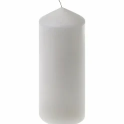 Kerze »glatte Ware«, weiß, einfarbig, 1 Stück