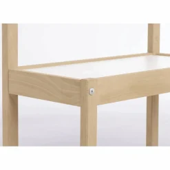 Kinderbank, BxHxL: 53 x 51 x 27 cm, buchenfarben/weiß