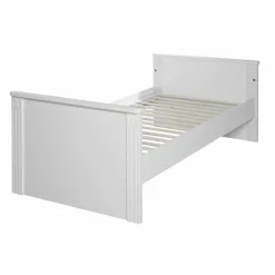 Kinderbett, (BxL): 78 cm x 143 cm, Holz, weiß
