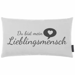Kissen, (BxL): 30 x 50 cm, weiß