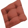 Kissen »Flockenkissen«, Flockenkissen, orange, Uni, BxL: 40 x 40 cm