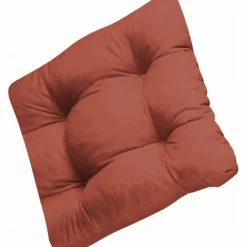 Kissen »Flockenkissen«, Flockenkissen, orange, Uni, BxL: 40 x 40 cm