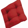 Kissen »Flockenkissen«, Flockenkissen, rot, Uni, BxL: 40 x 40 cm