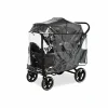 Klappbollerwagen-Regenschutz, BxHxL: 64 x 116 x 118 cm, transparent