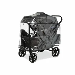 Klappbollerwagen-Regenschutz, BxHxL: 64 x 116 x 118 cm, transparent