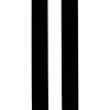 Klebebuchstabe, Buchstabe I, schwarz