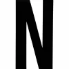 Klebebuchstabe, Buchstabe N, schwarz