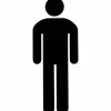 Klebesymbol, Klebesymbol HERR, schwarz
