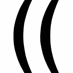Klebesymbol, Klebesymbol, schwarz