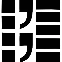 Klebesymbol, Klebesymbol, schwarz