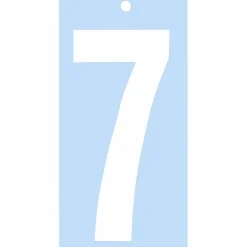 Klebeziffer, Zahl 7, schwarz